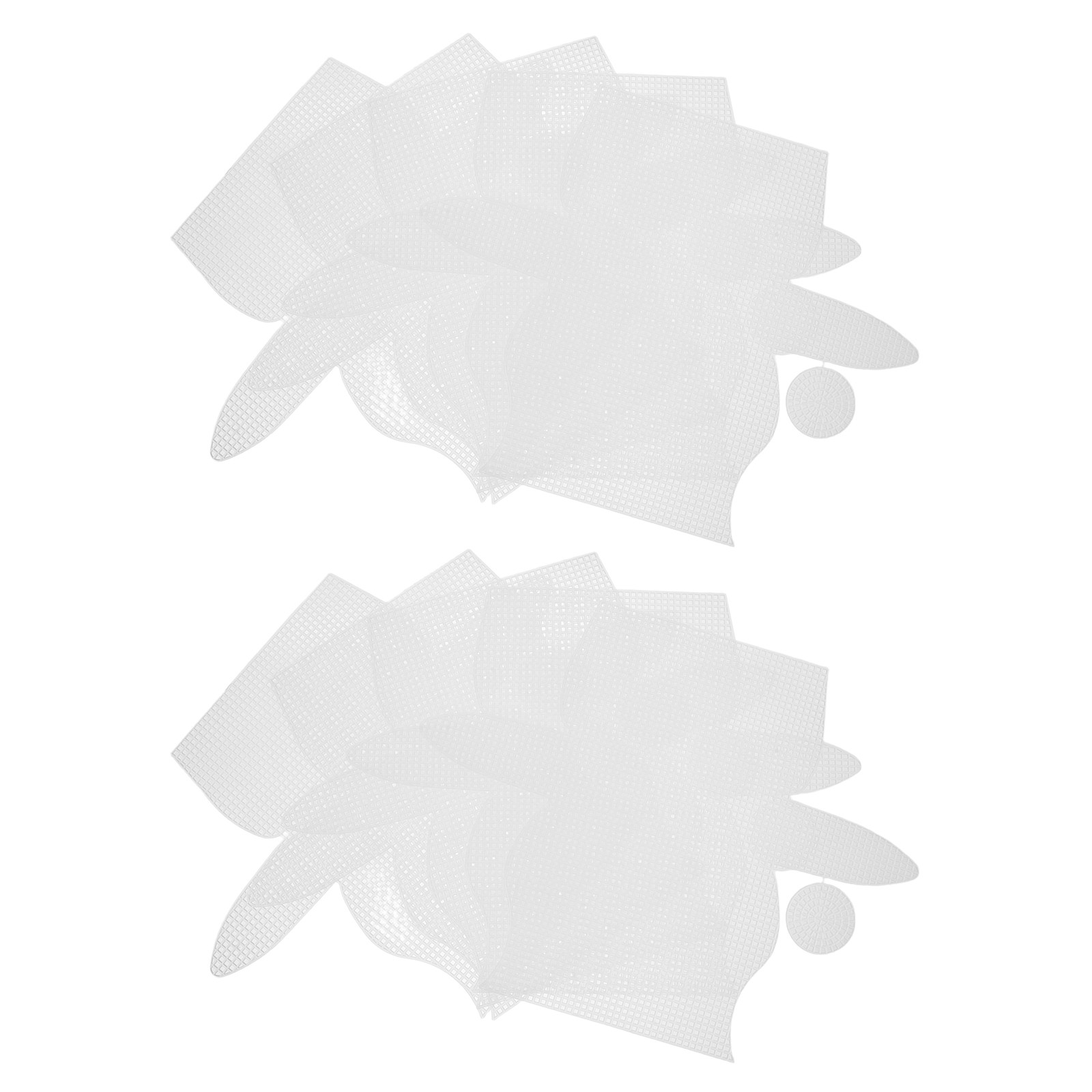 Embroidery Canvas - 10Pcs Plastic Canvas Sheets Lightweight Mesh