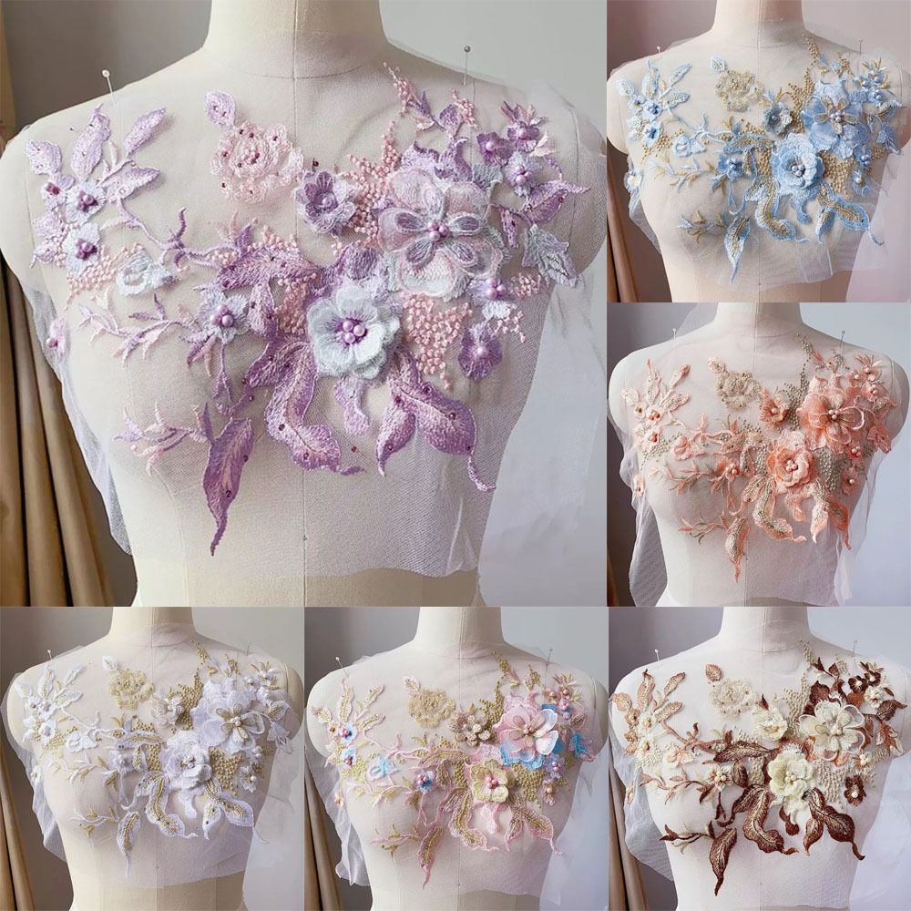 Embroidery Gradient - Fashion Elegant Colorful Sequined Embroidery Patches