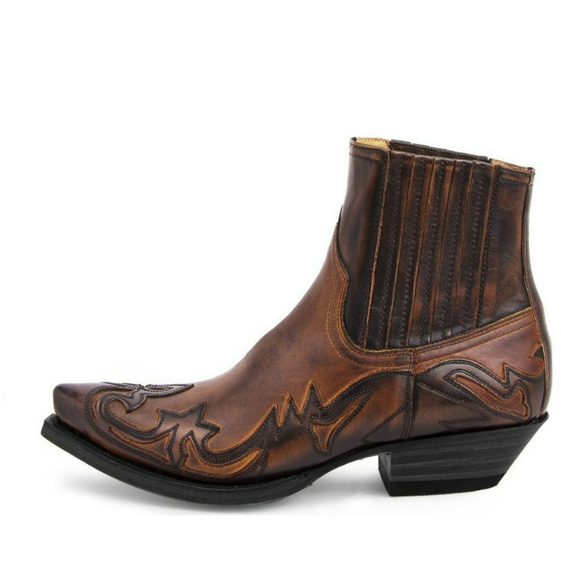 Embroidery Design Free - Mens Western Cowboy Boots Handmade Ankle