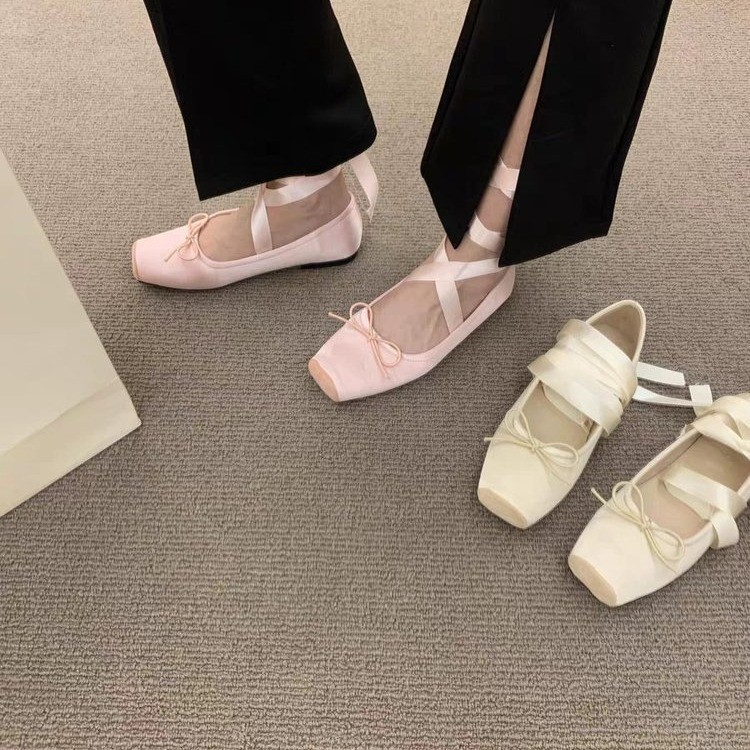 Women Flats Bow Marie Janes Sh - Embroidery Design Free ulasan dan harga