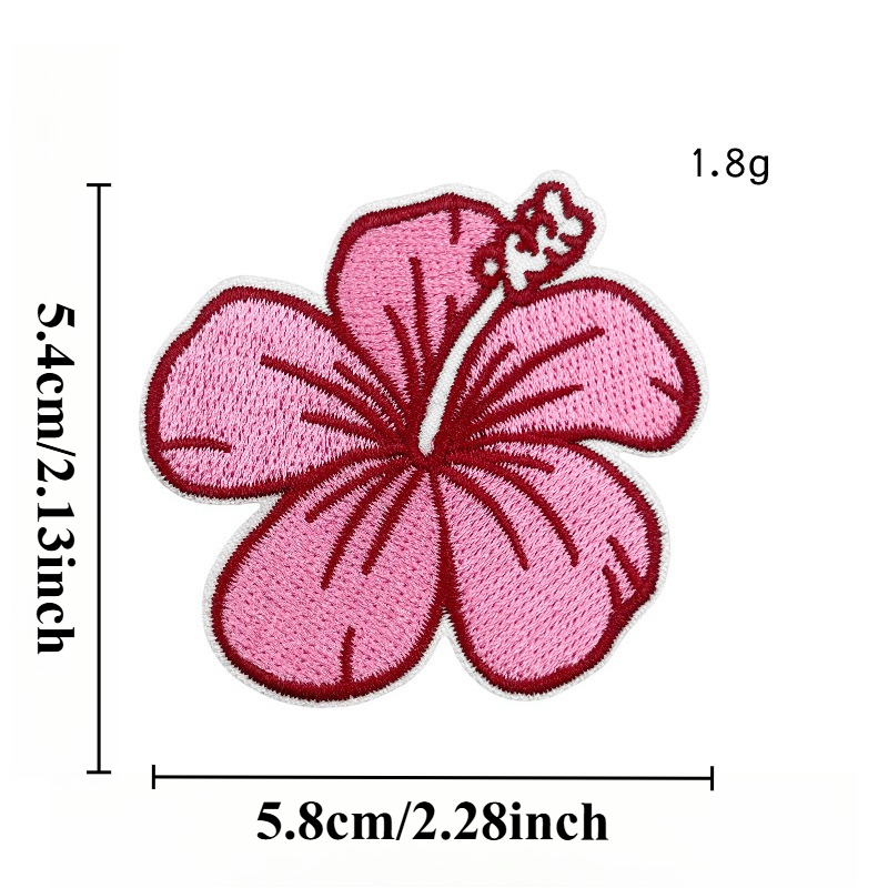 Summer Hot Hawaii Beach Flower - Embroidery Letter M ulasan dan harga