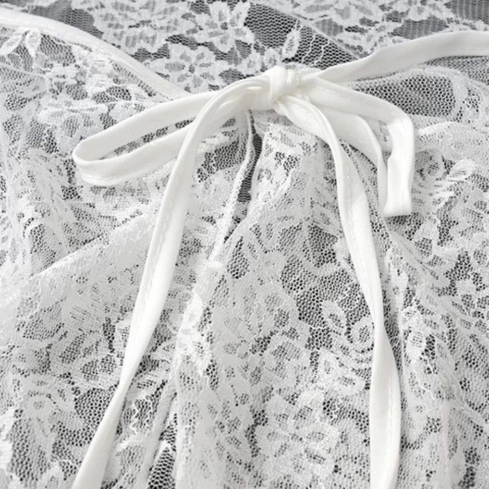 French Lacing Lace Mini Skirt  - Embroidery Apron ulasan dan harga
