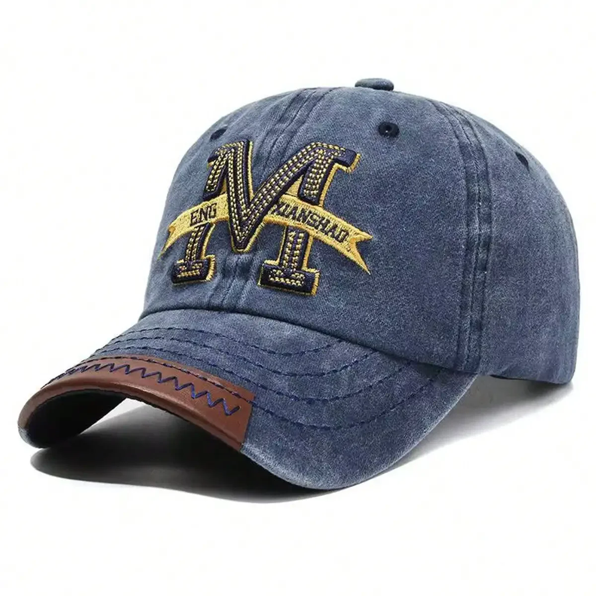 Unisex M Letter Embroidery Was - Embroidery Letter M ulasan dan harga