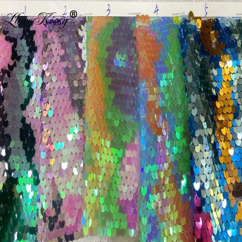 New Glitter Fabric Mesh Embroi - Embroidery Gradient ulasan dan harga