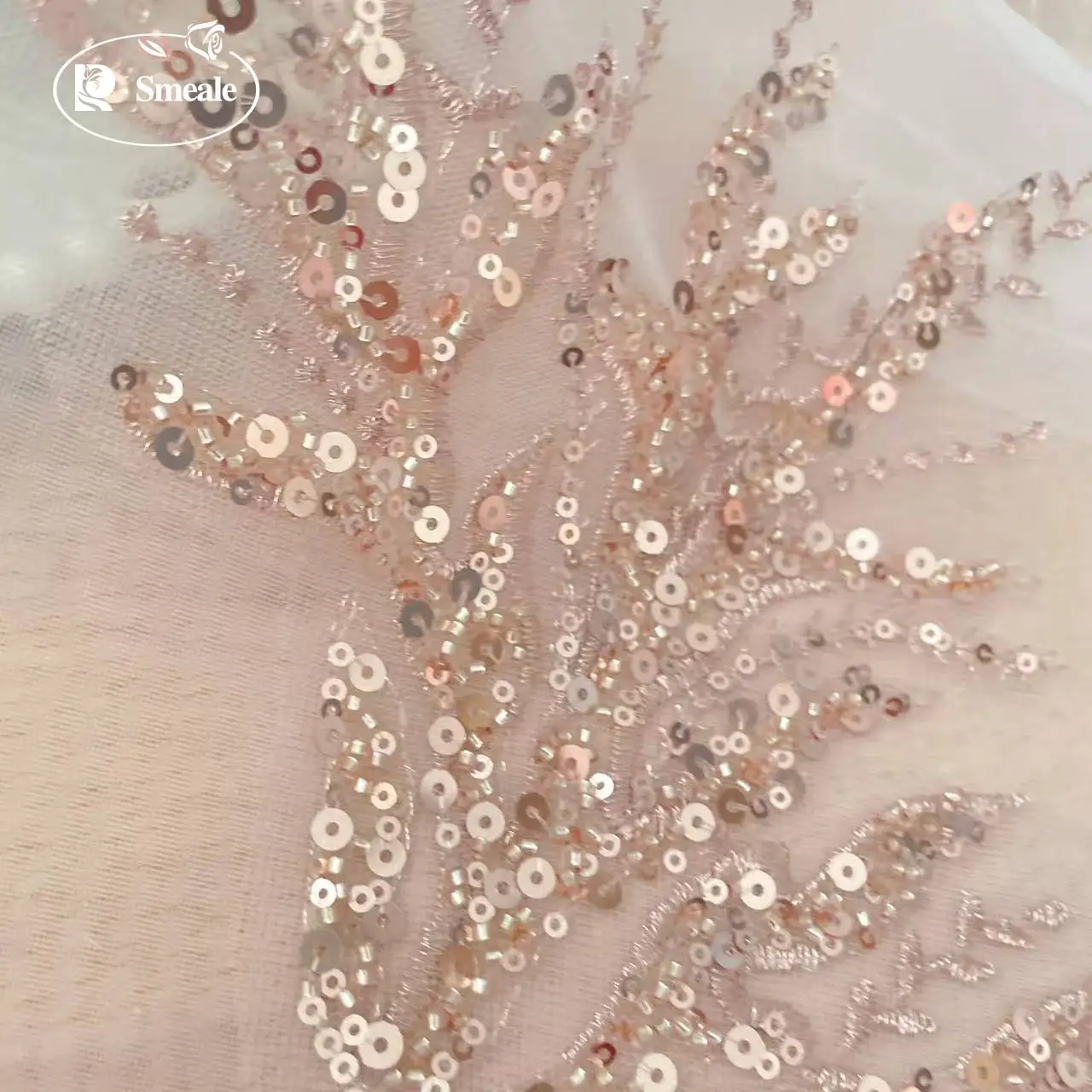 5Pair-2Pair.Rose Gold Sequin T - Embroidery Gold ulasan dan harga
