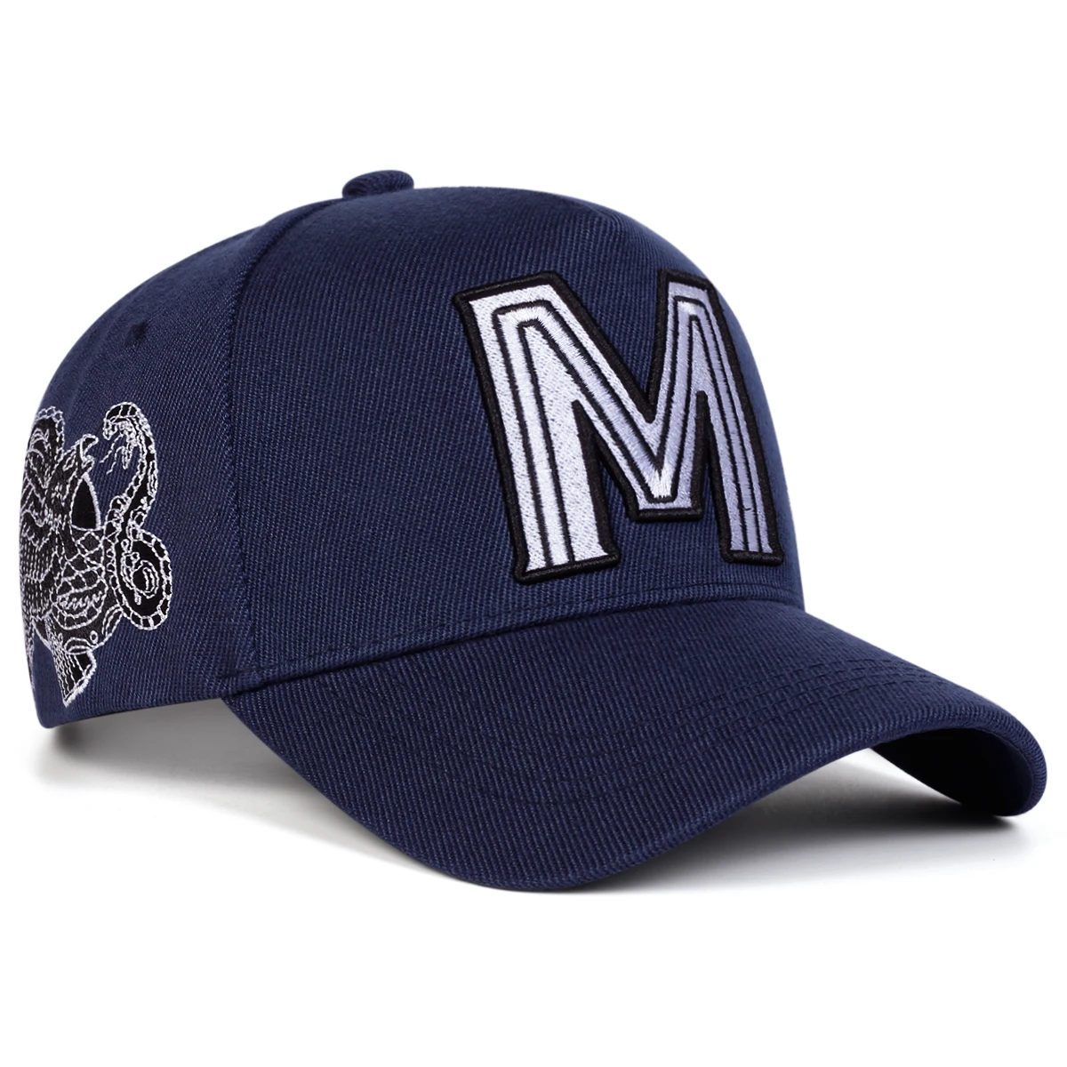 Unisex M Letter Embroidery Bas - Embroidery Letter M ulasan dan harga