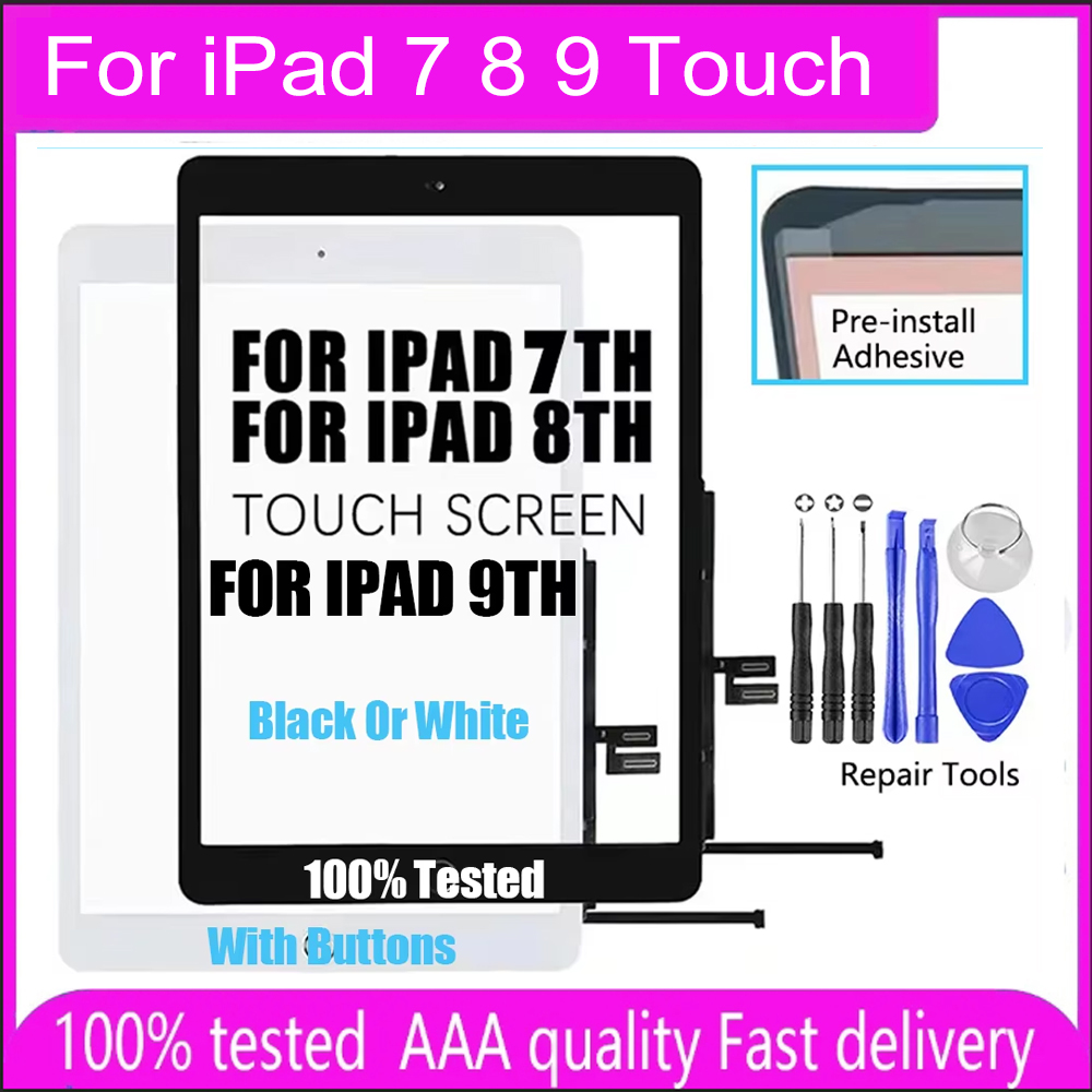 LCD Outer Touch For iPad 7 8 9 - Embroidery Digitizer ulasan dan harga