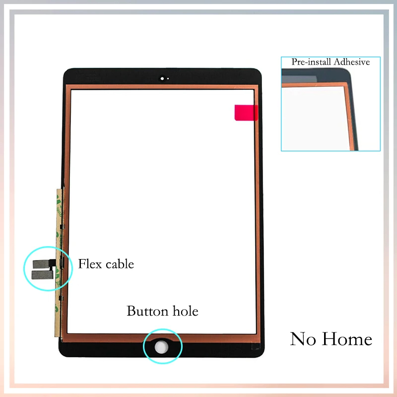 LCD Outer Touch For iPad 7 8 9 - Embroidery Digitizer ulasan dan harga
