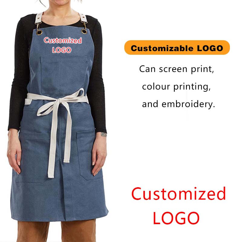 Customizable Logo Waterproof E - Embroidery Apron ulasan dan harga