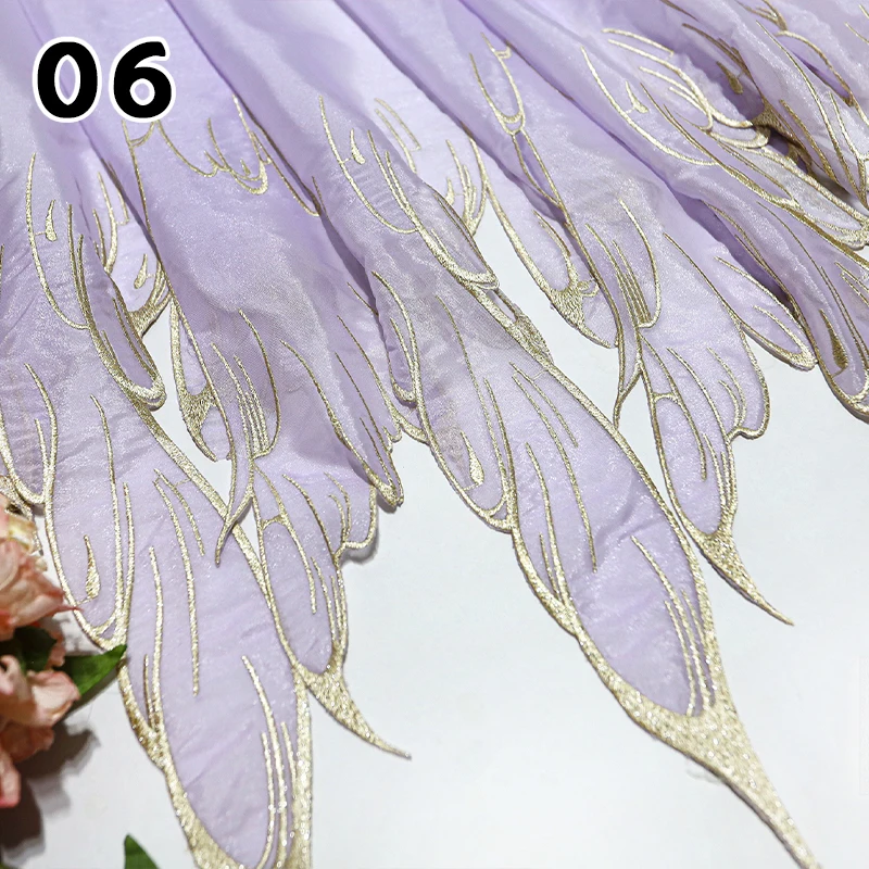 Gradient Heavy Embroidery Fabr - Embroidery Gradient ulasan dan harga