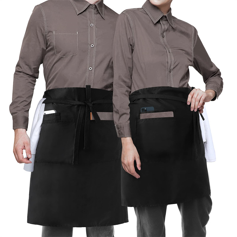 Custom printed embroidery logo - Embroidery Apron ulasan dan harga