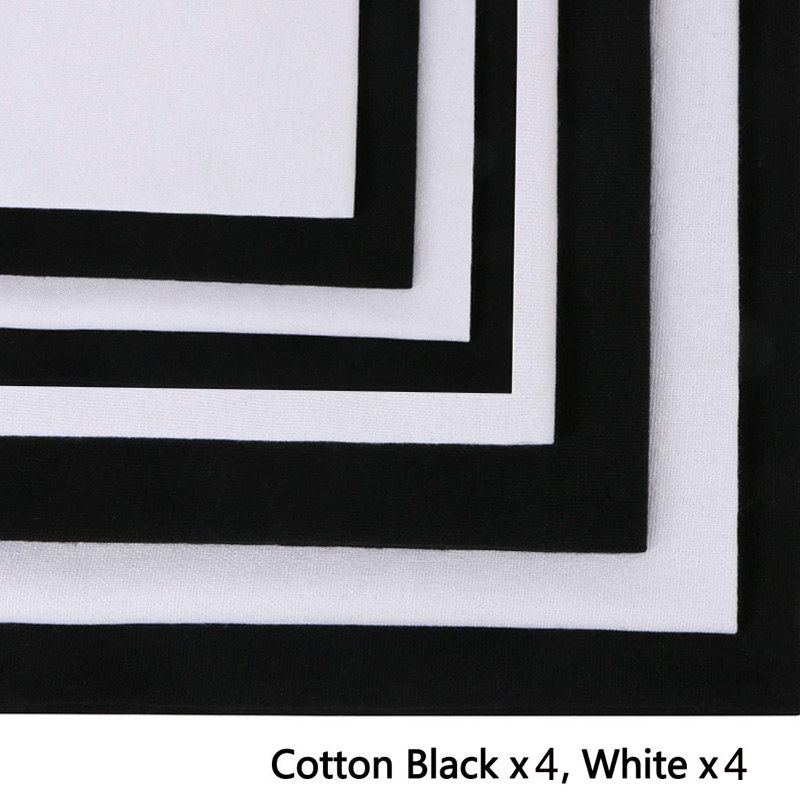 8 Pieces of 30X 30cm Linen Fab - Embroidery Canvas ulasan dan harga