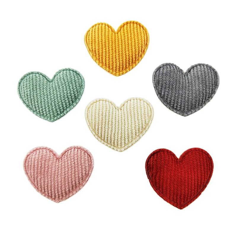 100Pcs/Lot 3.5*3CM  Padded Hea - Embroidery Letter M ulasan dan harga