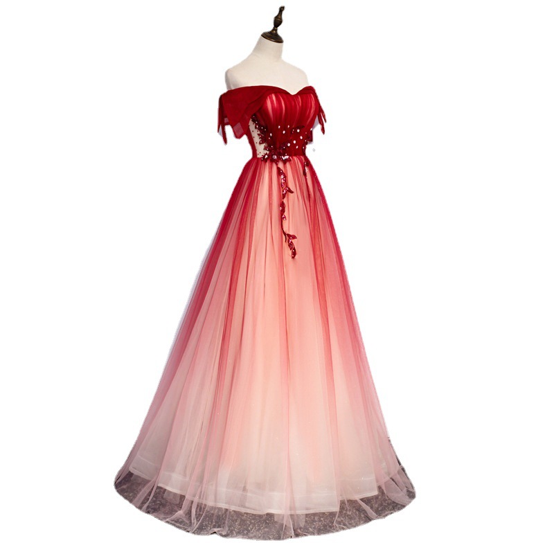 Strap Toast Dress for Bride 20 - Embroidery Gradient ulasan dan harga