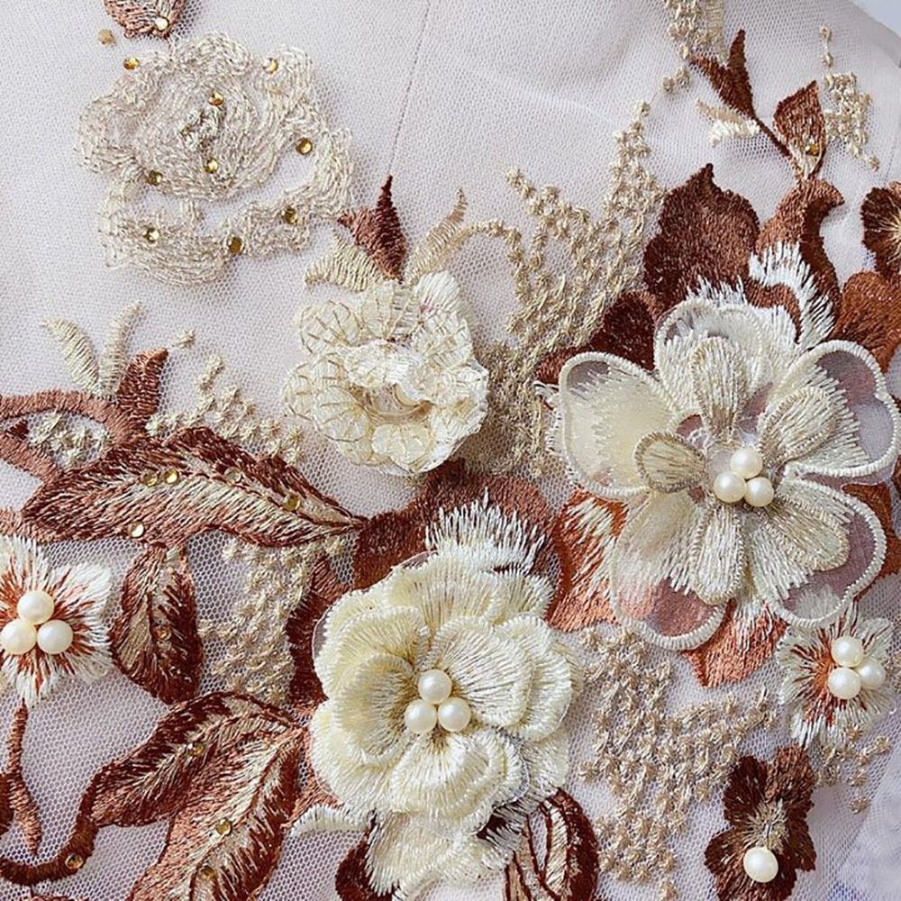 Fashion Elegant Colorful Sequi - Embroidery Gradient ulasan dan harga