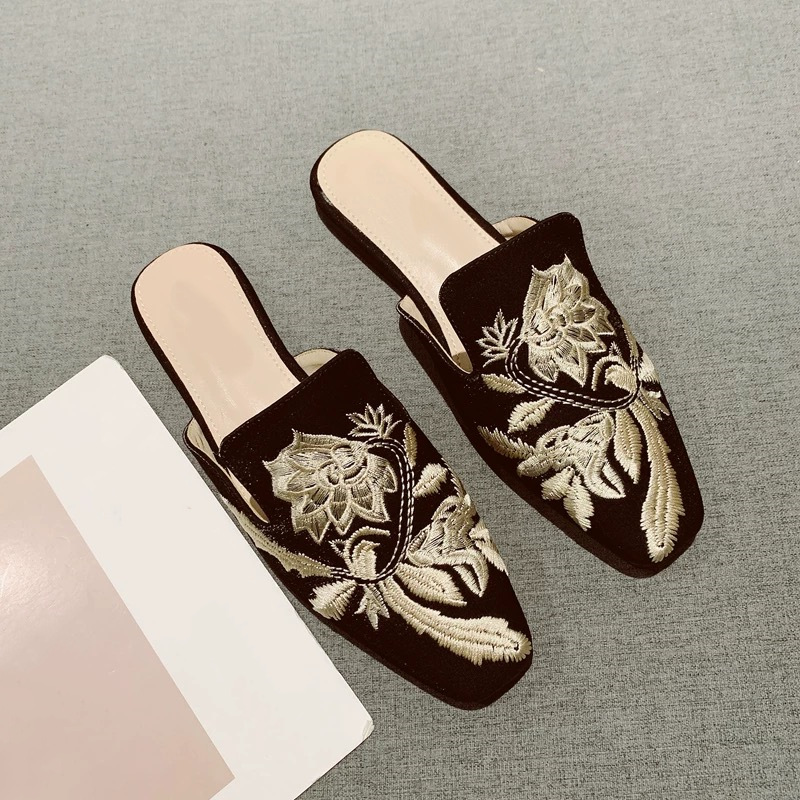 2026 New Womens Shoe Retro Emb - Embroidery Design Free ulasan dan harga