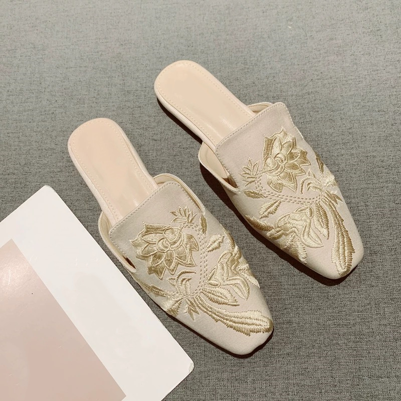 2026 New Womens Shoe Retro Emb - Embroidery Design Free ulasan dan harga