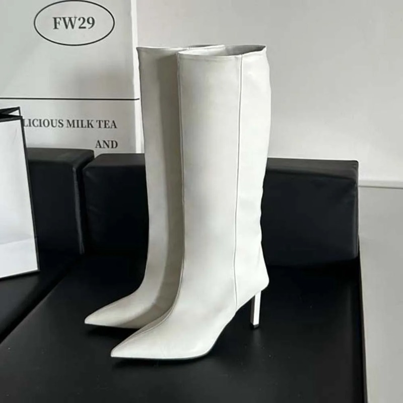 Luxury Women Long Boots Fashio - Embroidery Design Free ulasan dan harga