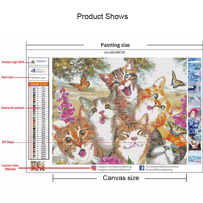 CHENISTORY 5D DIY Diamond Pain - Embroidery Roll Pattern ulasan dan harga