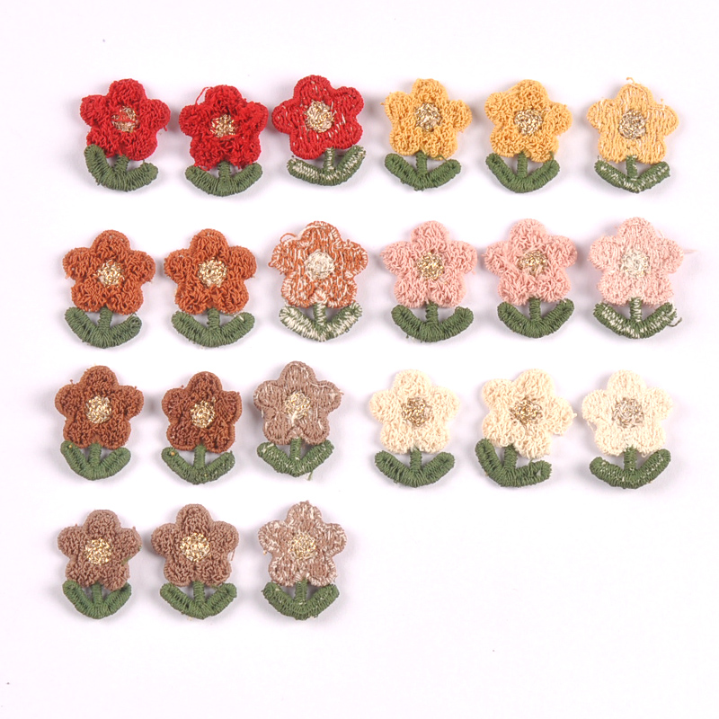 10pcs 22x18mm Unadhesive Carto - Embroidery Letter M ulasan dan harga
