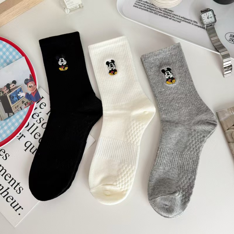 5 Pairs Of Four Season Unisex  - Embroidery On Socks ulasan dan harga