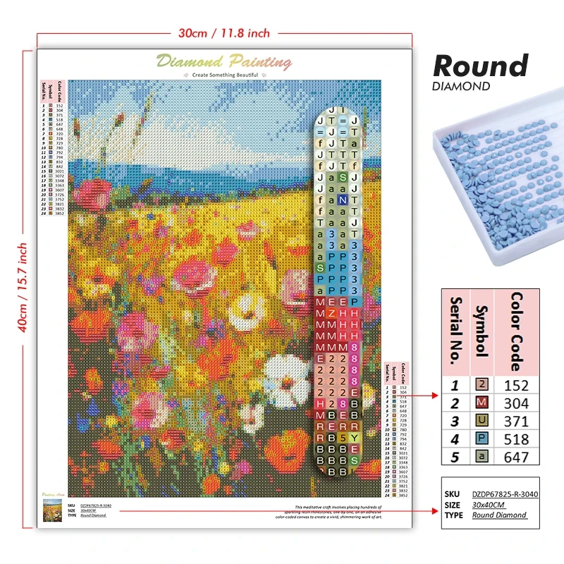 Klimt Style Colorful Pattern C - Embroidery Roll Pattern ulasan dan harga