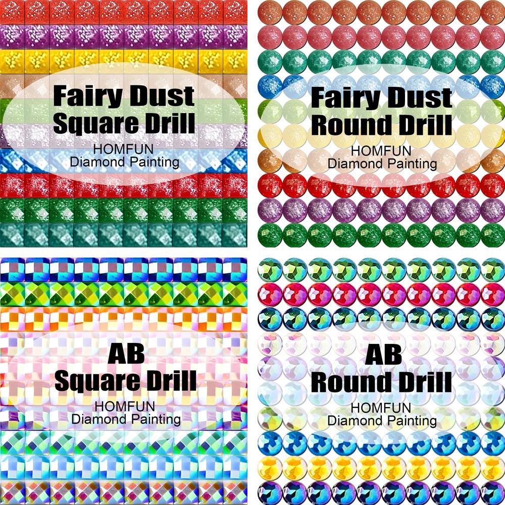 HOMFUN Fairy Dust AB Rhineston - Embroidery Roll Pattern ulasan dan harga