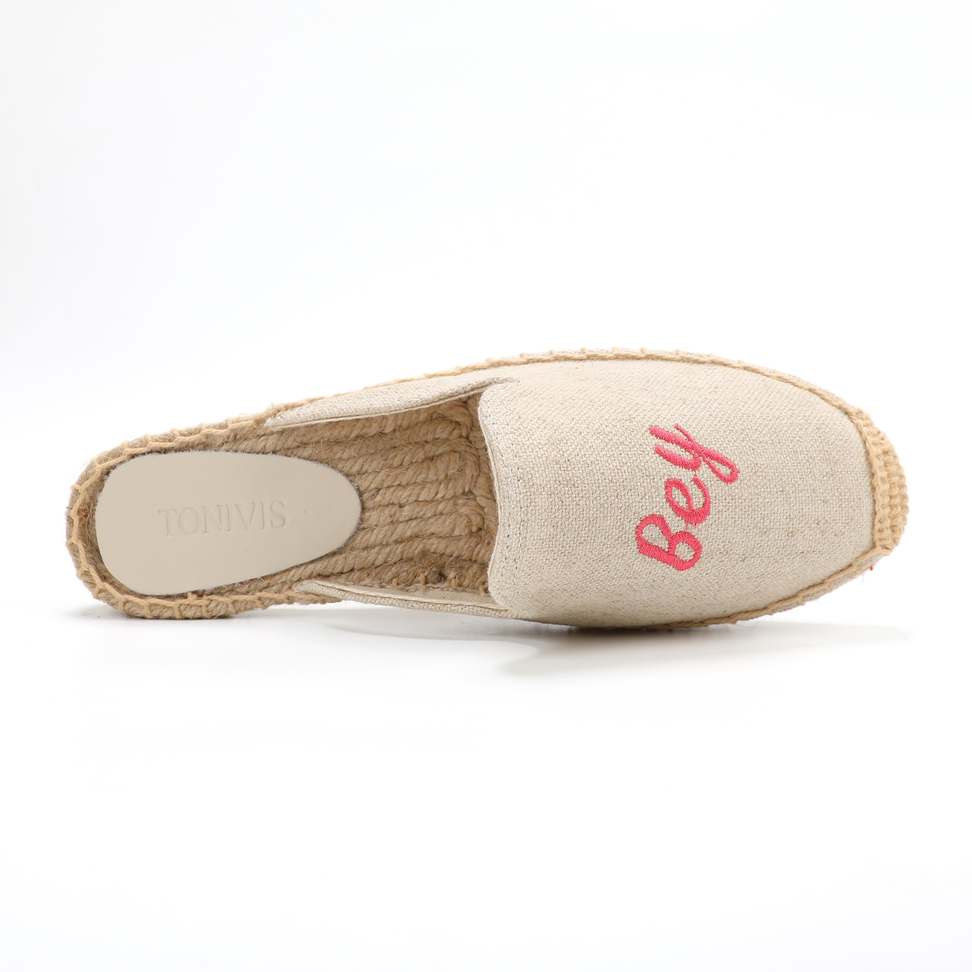 Women Floral Embroidered Espad - Embroidery Canvas ulasan dan harga