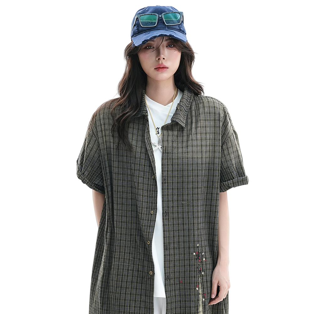 Women's Blouses and Shirts Vin - Embroidery Gradient ulasan dan harga