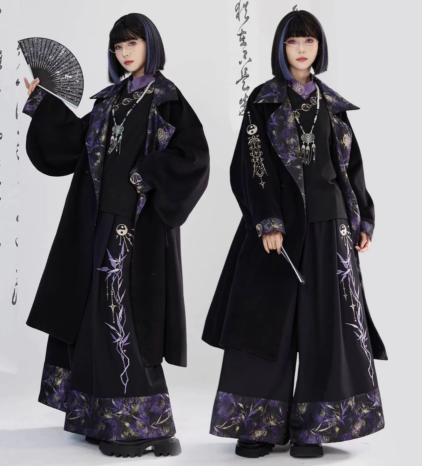New Chinese Style Guofeng Heav - Embroidery Gold ulasan dan harga