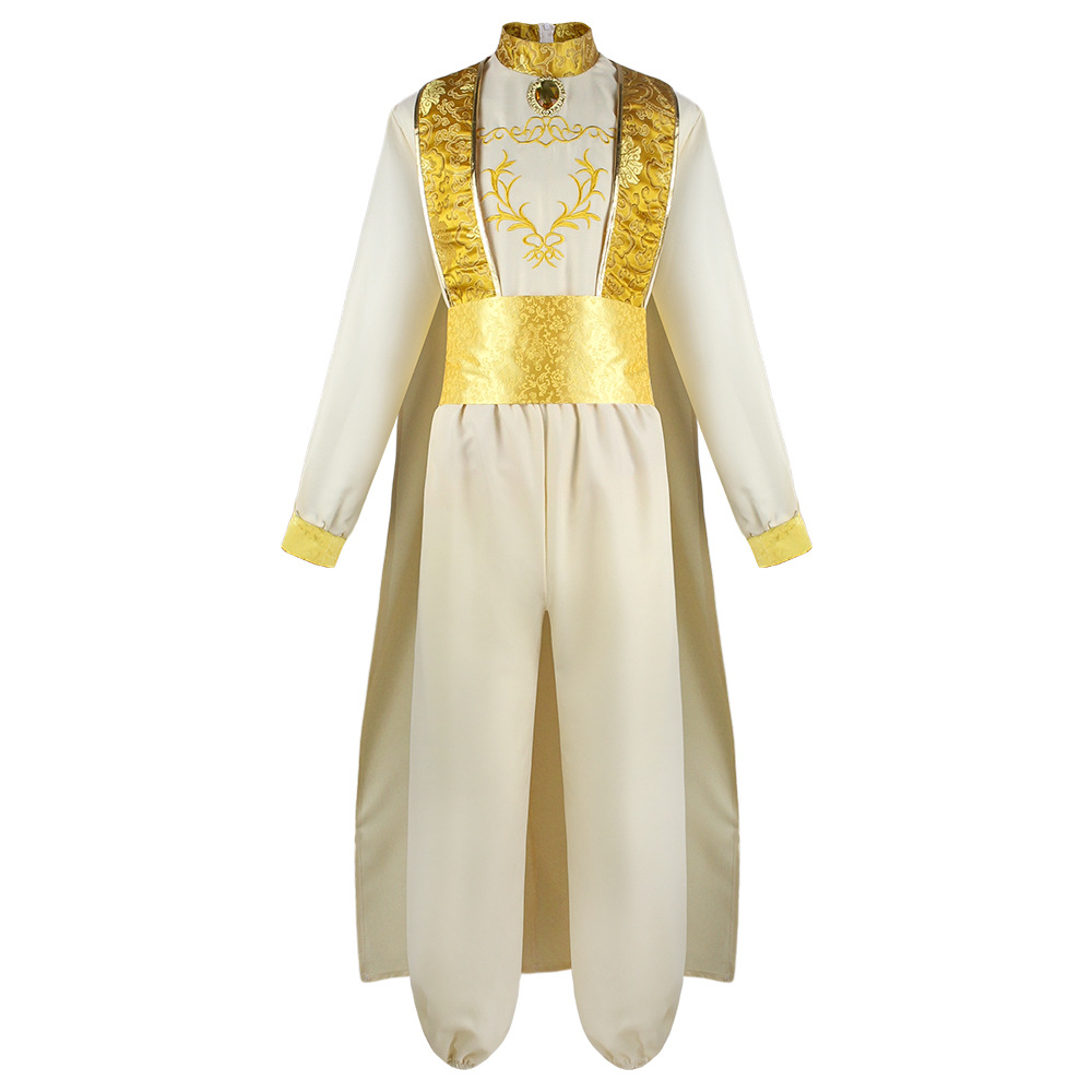 Adult Aladdin Cosplay Costume  - Embroidery Gold ulasan dan harga
