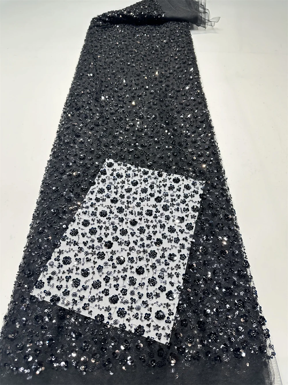 African Lace Fabric 2026 Gold  - Embroidery Gradient ulasan dan harga