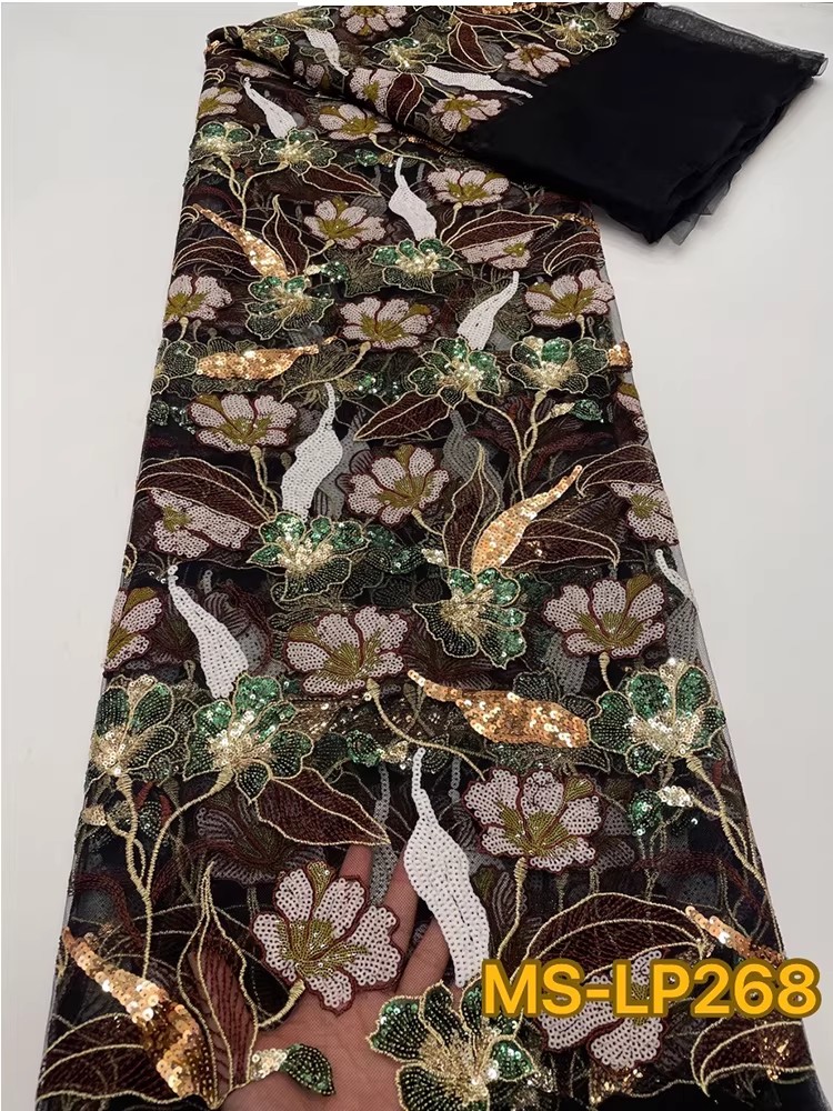 1yard Luxury Double color bead - Embroidery Gradient ulasan dan harga