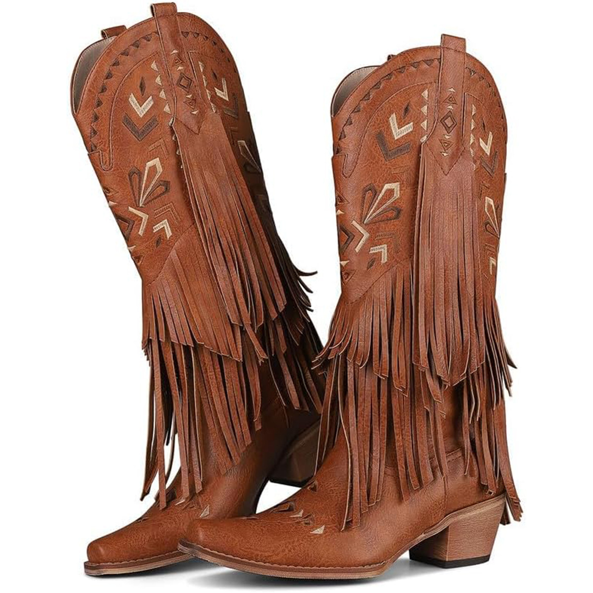 Women's Mid-calf Boots Retro W - Embroidery Design Free ulasan dan harga