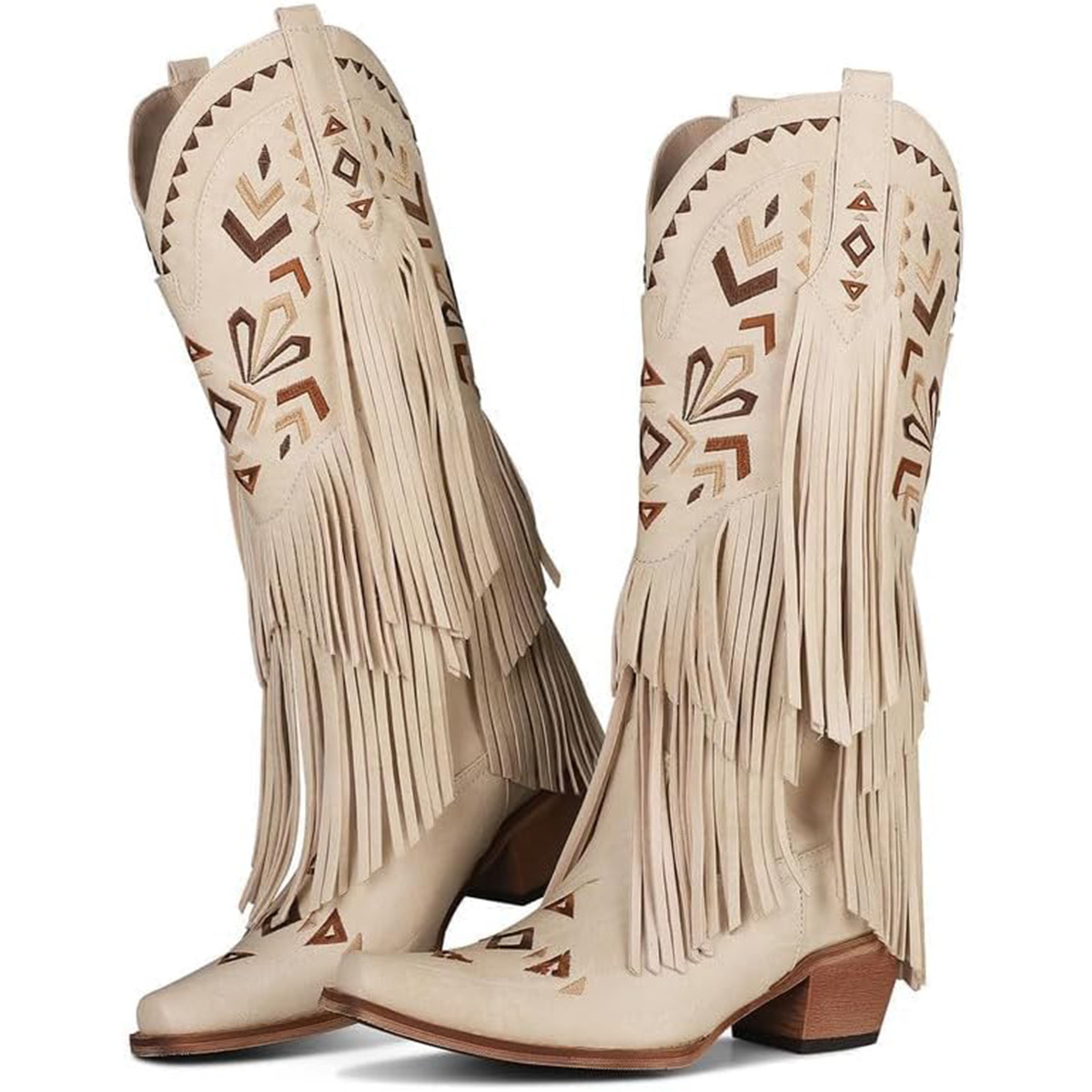 Women's Mid-calf Boots Retro W - Embroidery Design Free ulasan dan harga