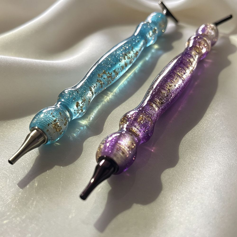 New Shiny Blue/Purple Gold Foi - Embroidery Gold ulasan dan harga